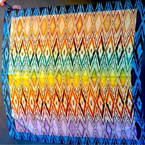 Missoni Accessories - NWT Missoni silk scarf. Multicolor and beautiful.